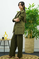 Veste Kaki en Lin  – L’Éclat du Chic