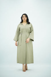 Robe en Lin Vert eau