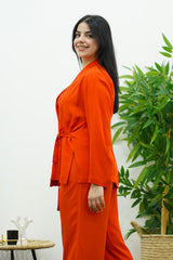 Ensemble Fluide Croisé - orange
