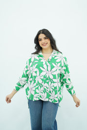 Chemise florale en Lin 💚