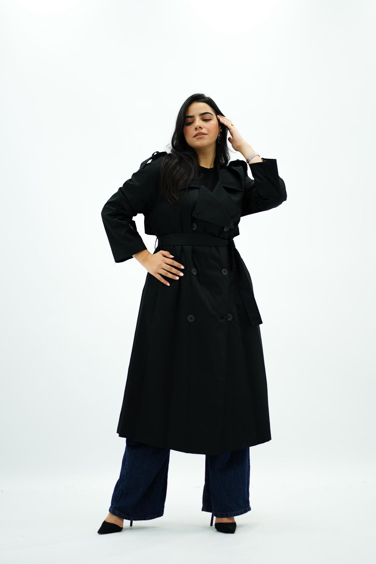 Trench long - Noir