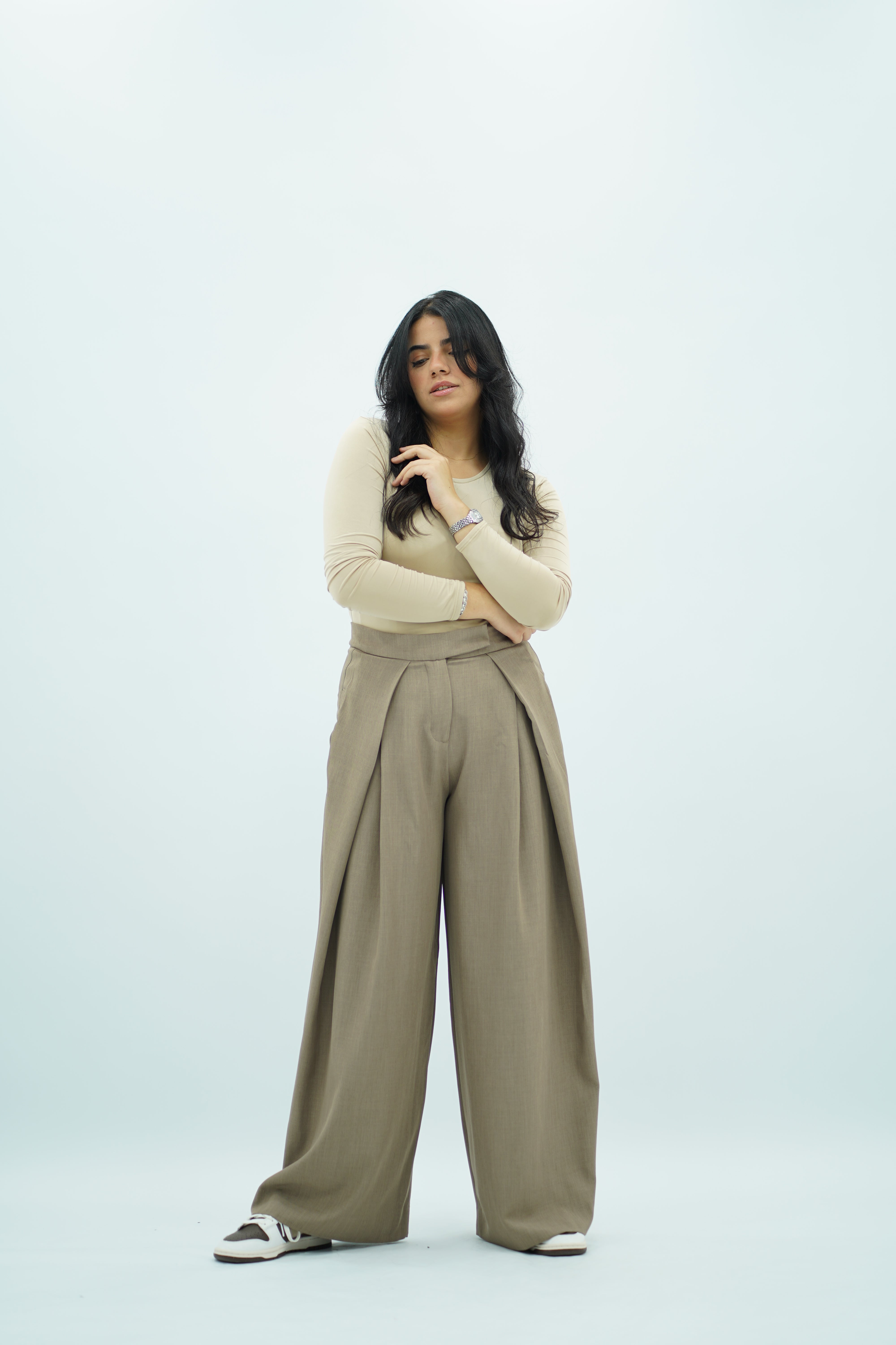 Pantalons Large a Pinces