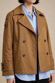 Trench Court Camel - Double Boutonnage