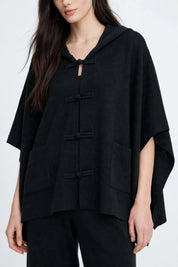 Ensemble Cape et Pantalon Large en Maille