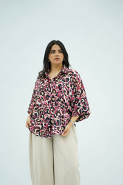 Chemise à motifs imprimées