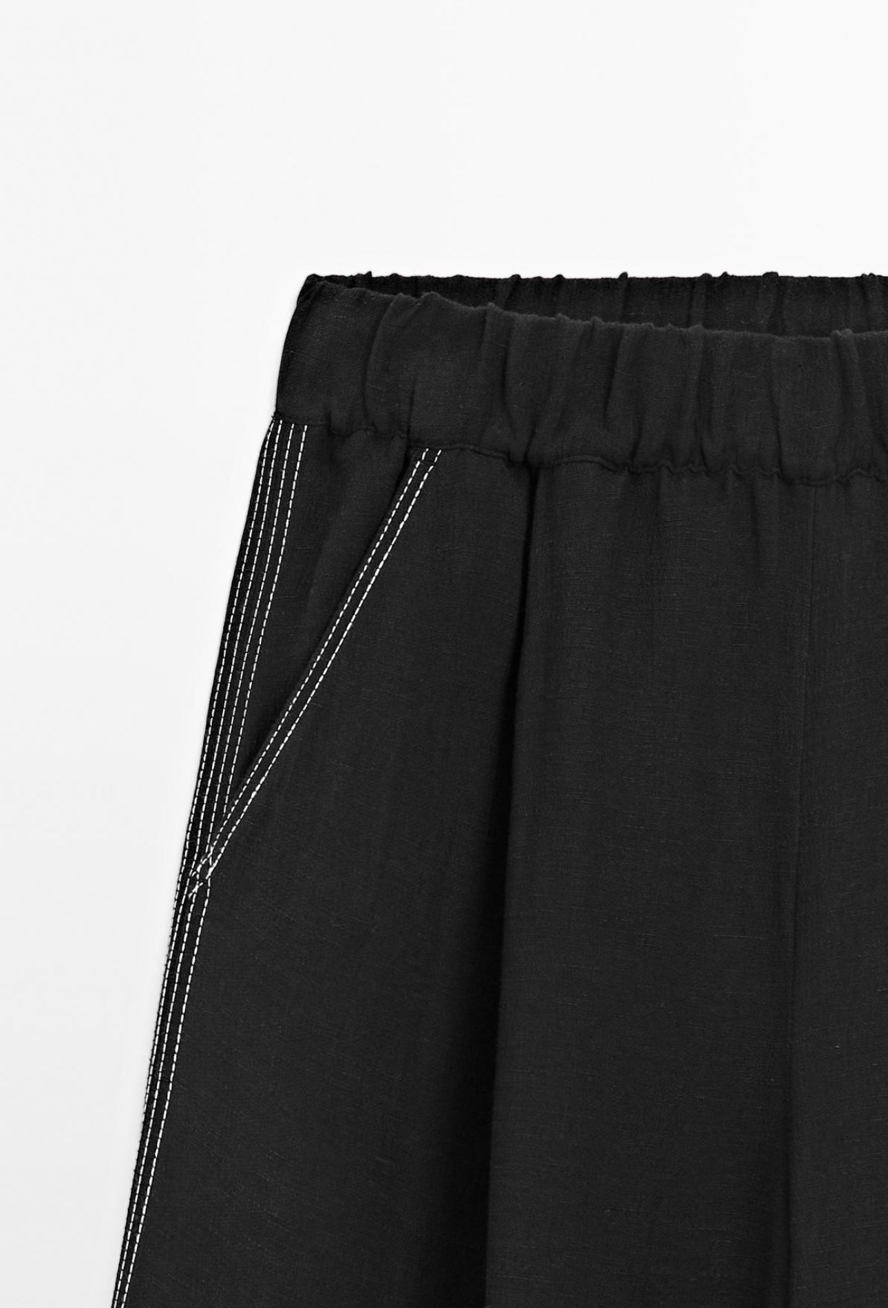 Ensemble en Lin Noir Oversize
