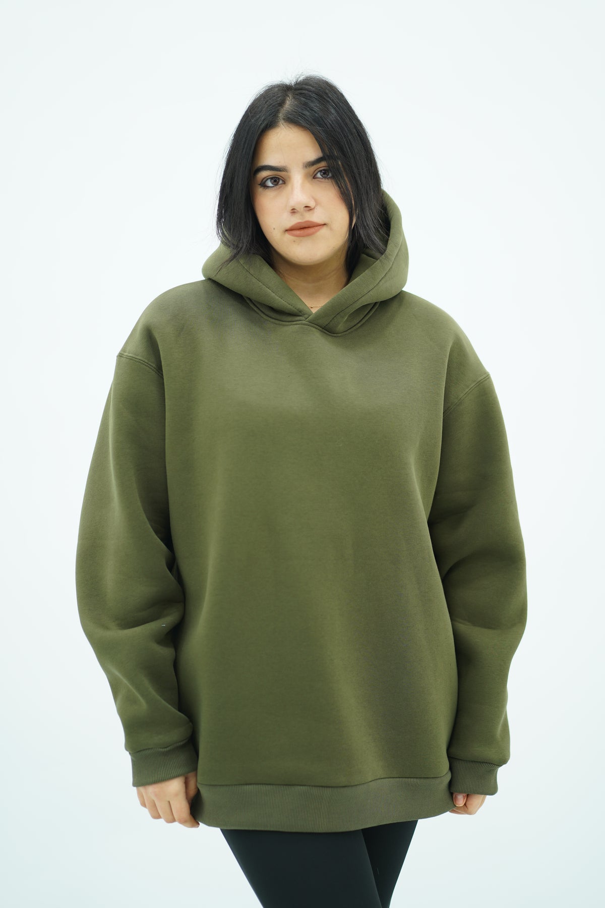 Capuche oversize kaki