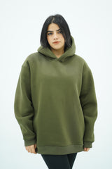 Capuche oversize kaki