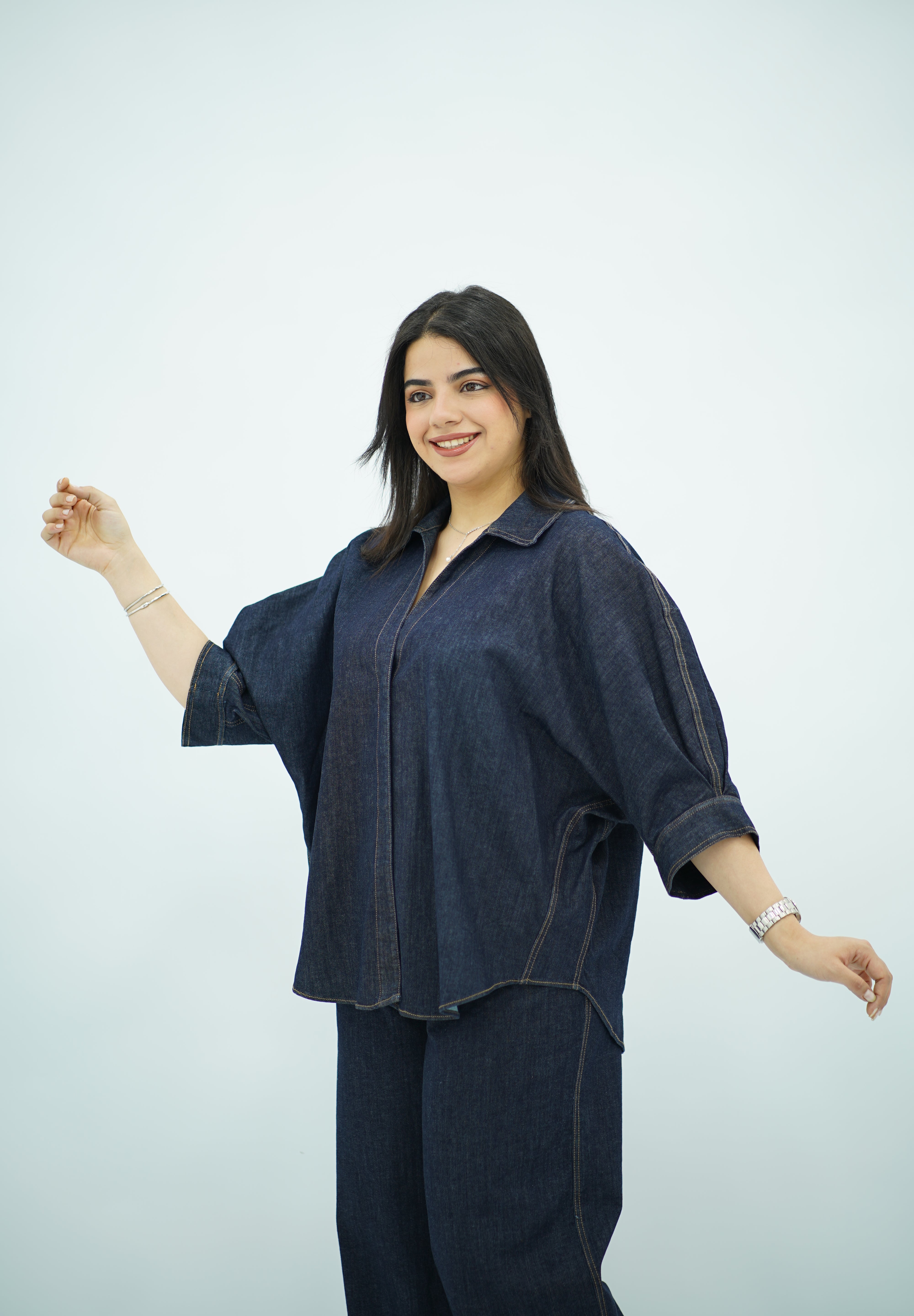 Ensemble Denim Brut – Silhouette Oversize
