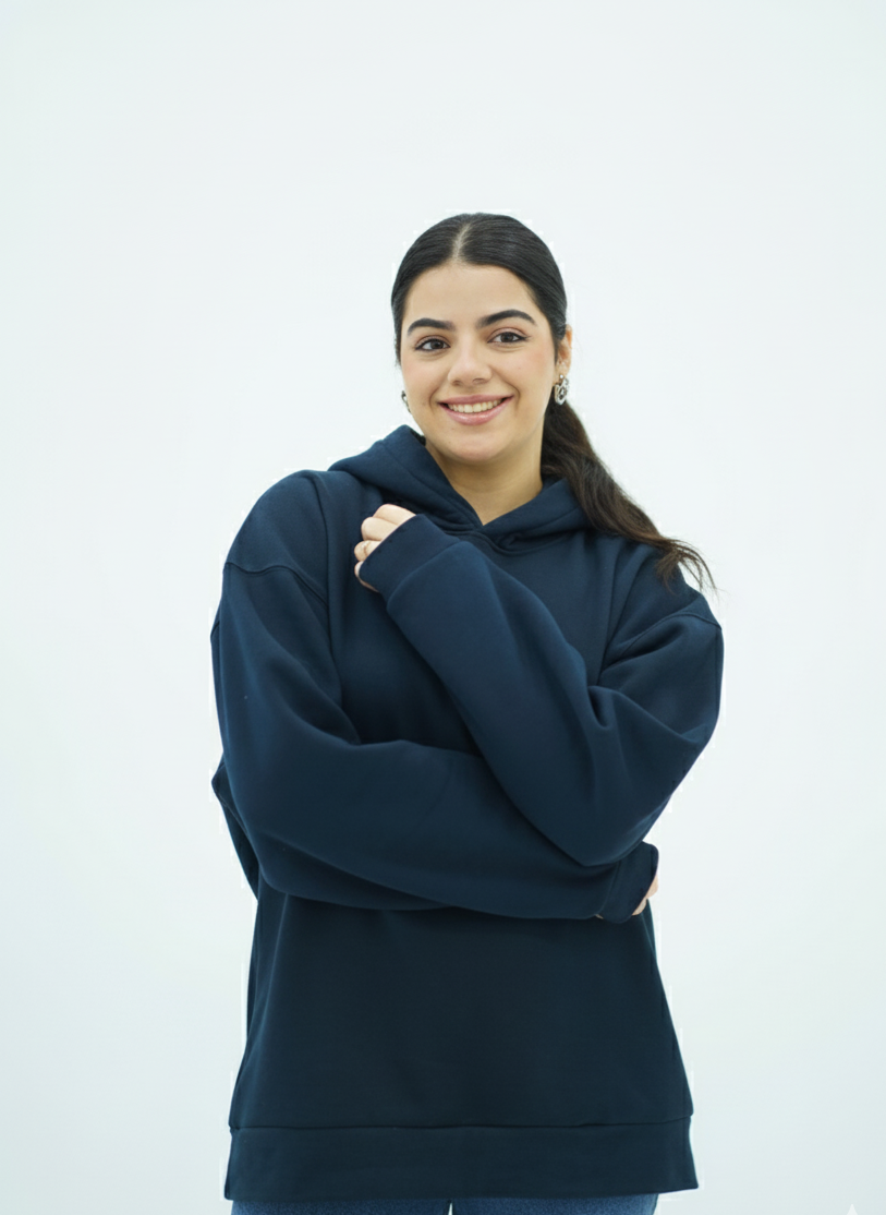 Capuche Oversize Bleu nuit