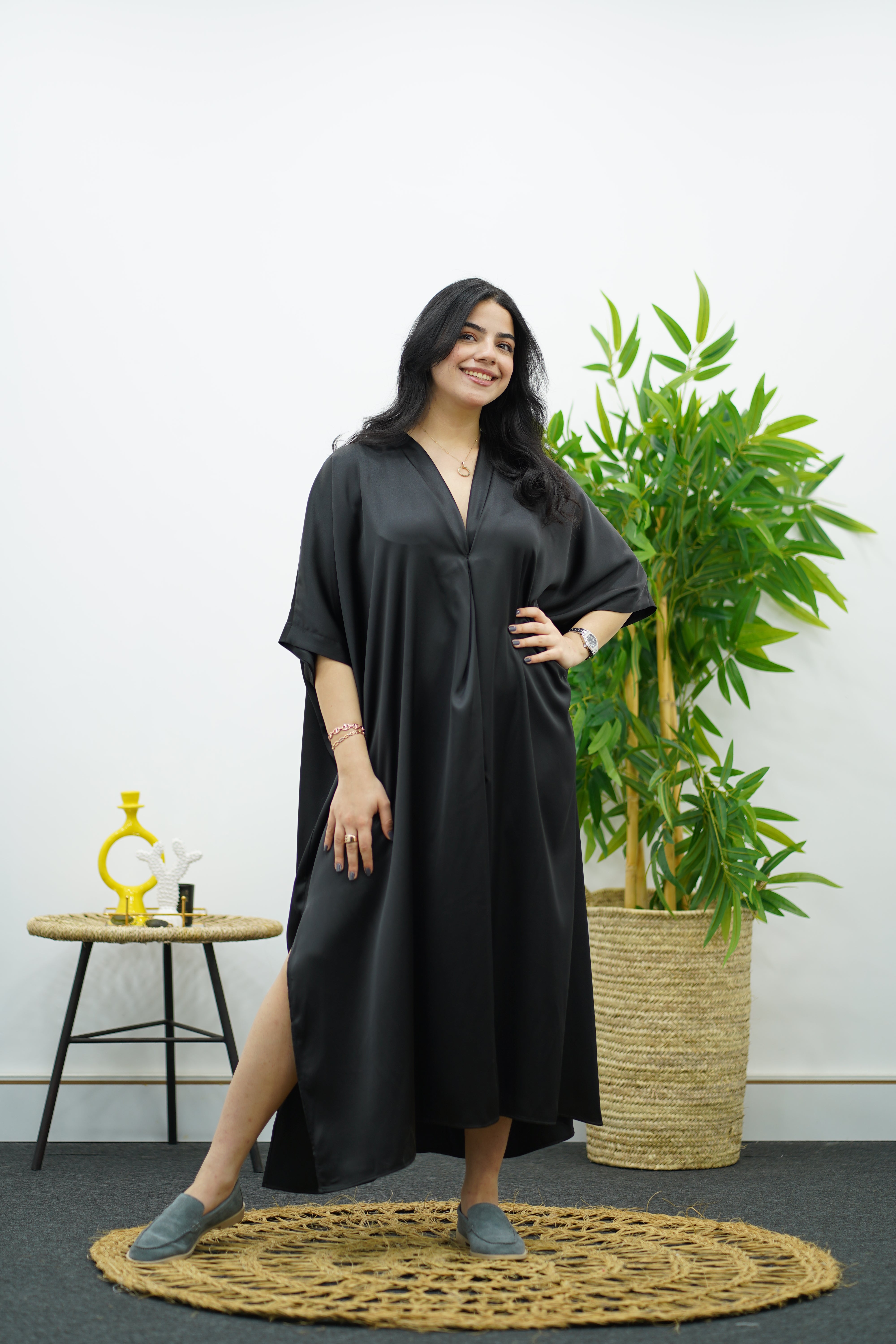 Robe Gandoura - NOIR