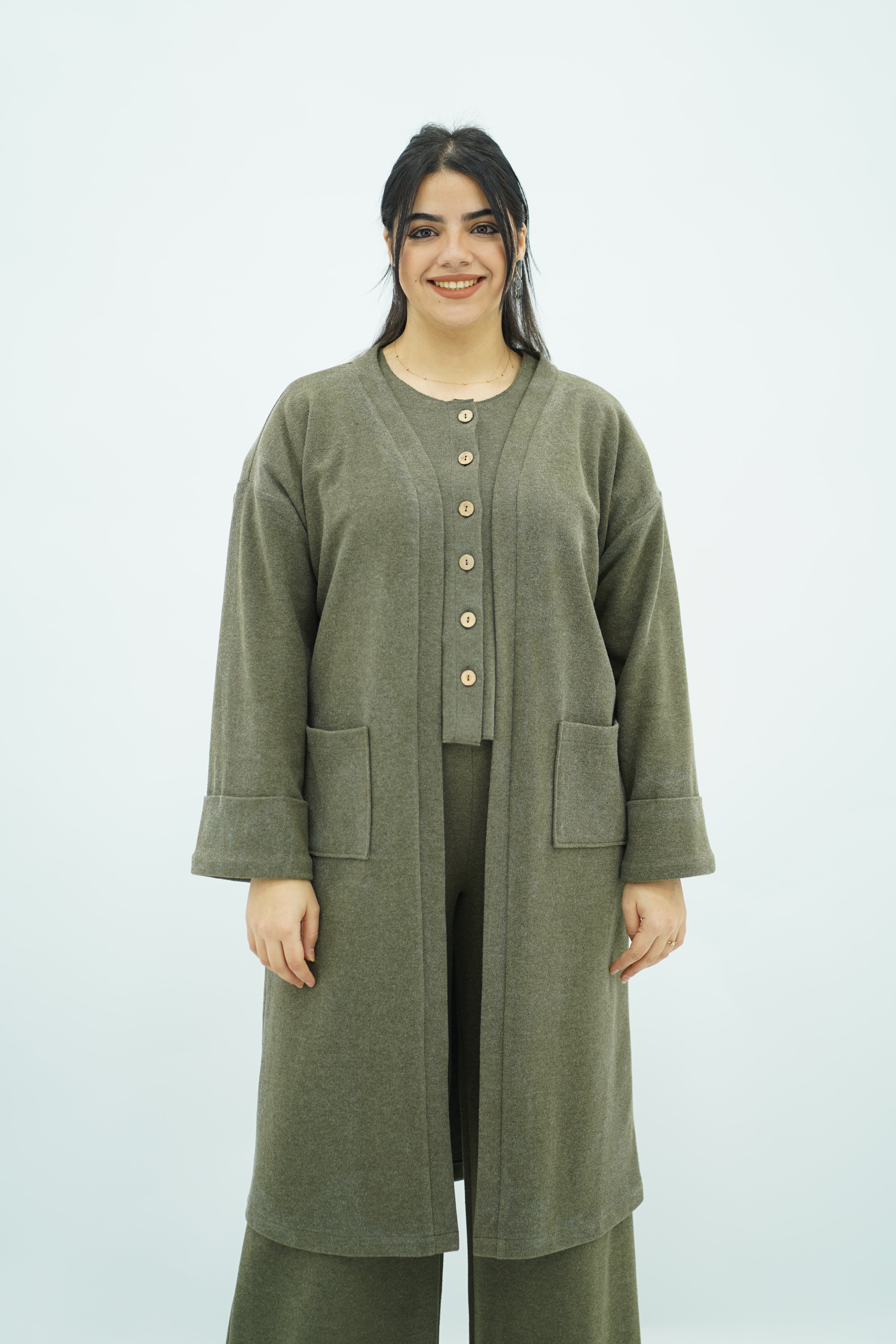 Ensemble en maille trois pièces