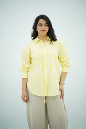 Chemise Rayée Jaune