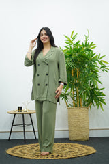 Ensemble Pantalon & Blazer - Kaki