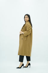 Manteau Camel oversize