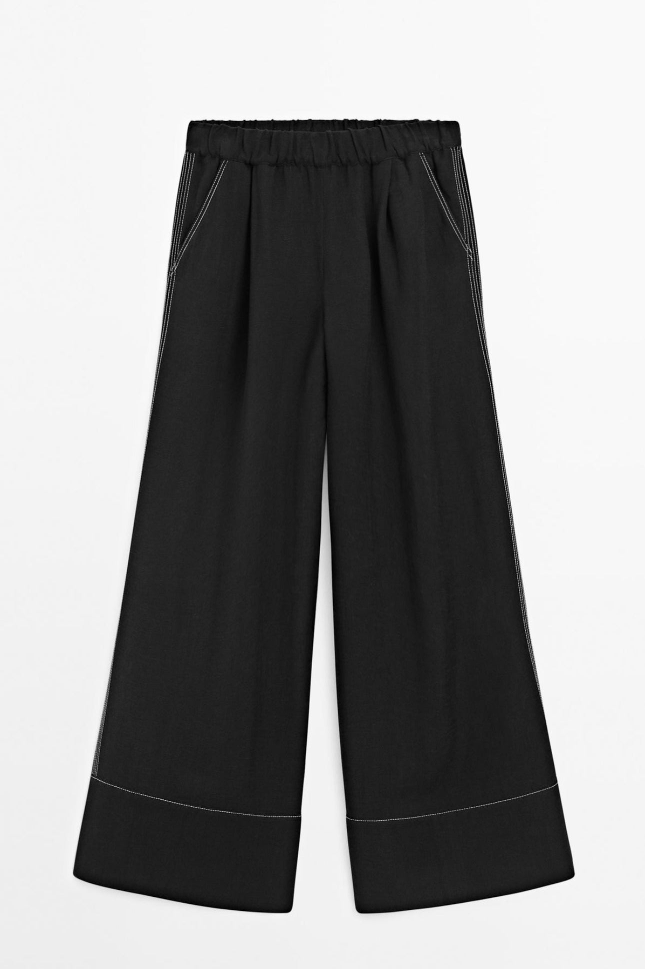 Ensemble en Lin Noir Oversize