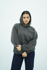 Sweat Capuche oversize Gris