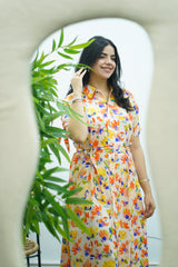 Robe imprimée à motifs