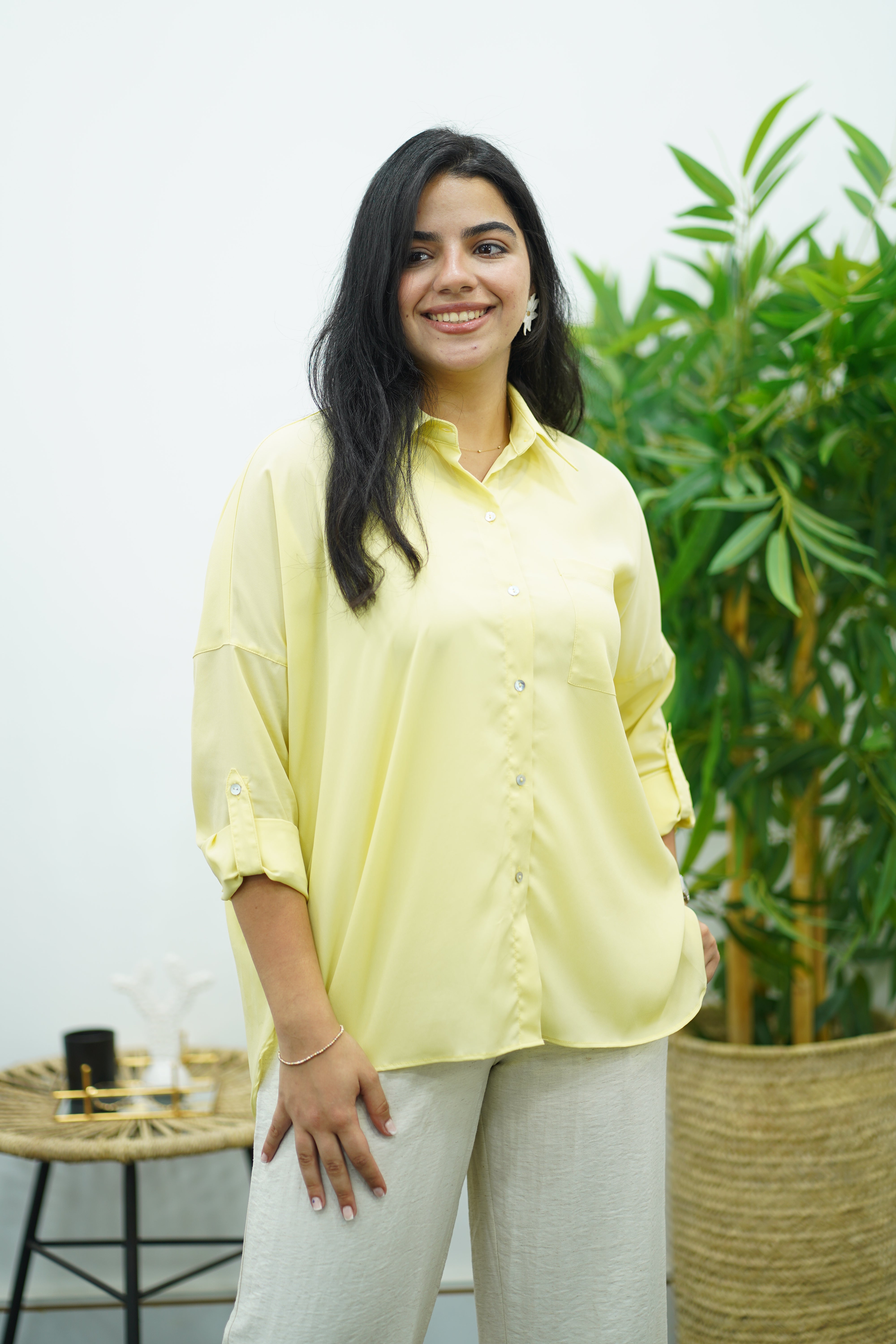 Chemise Jaune Banane 💛