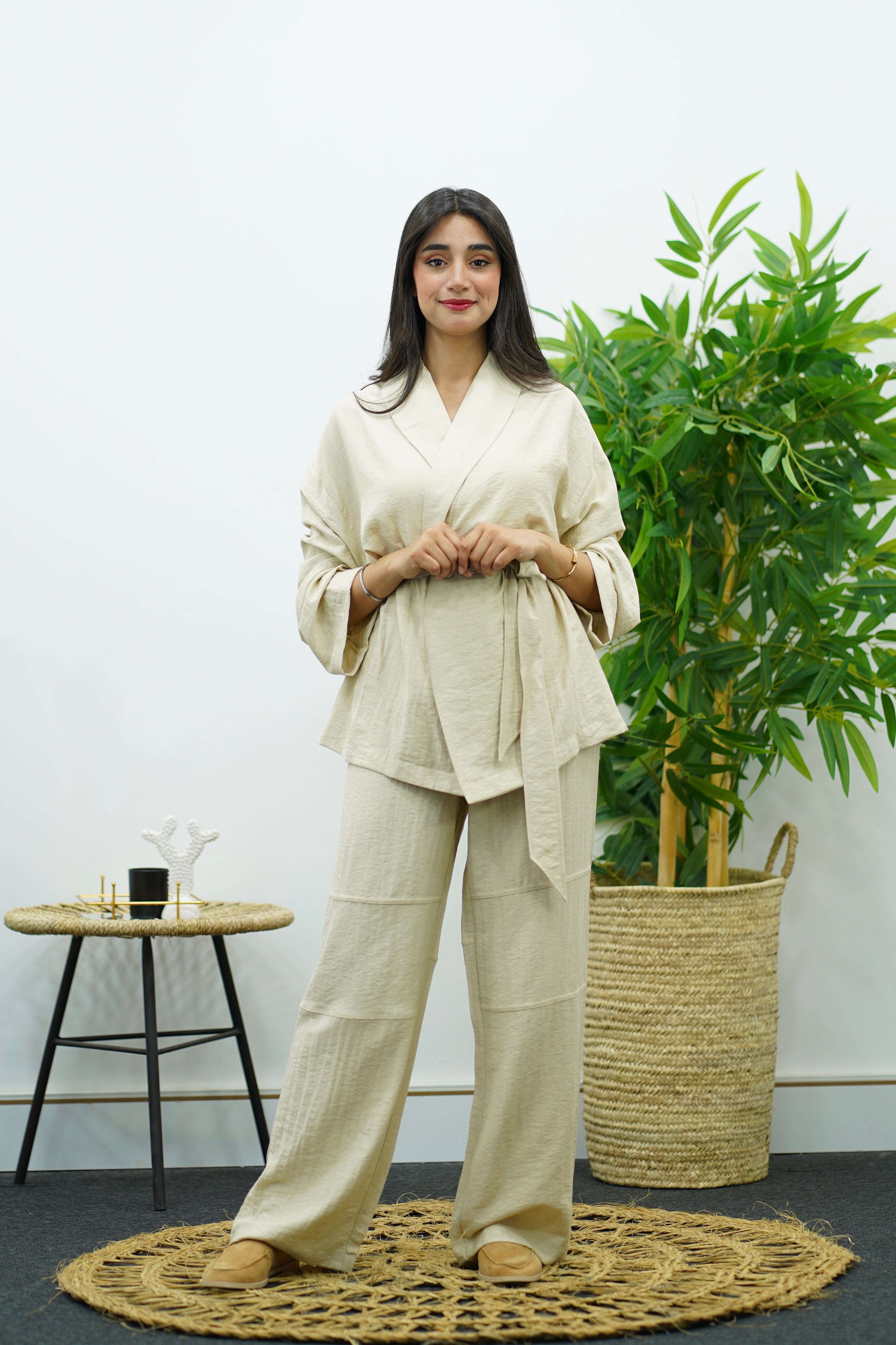 Ensemble Fluide Style Kimono