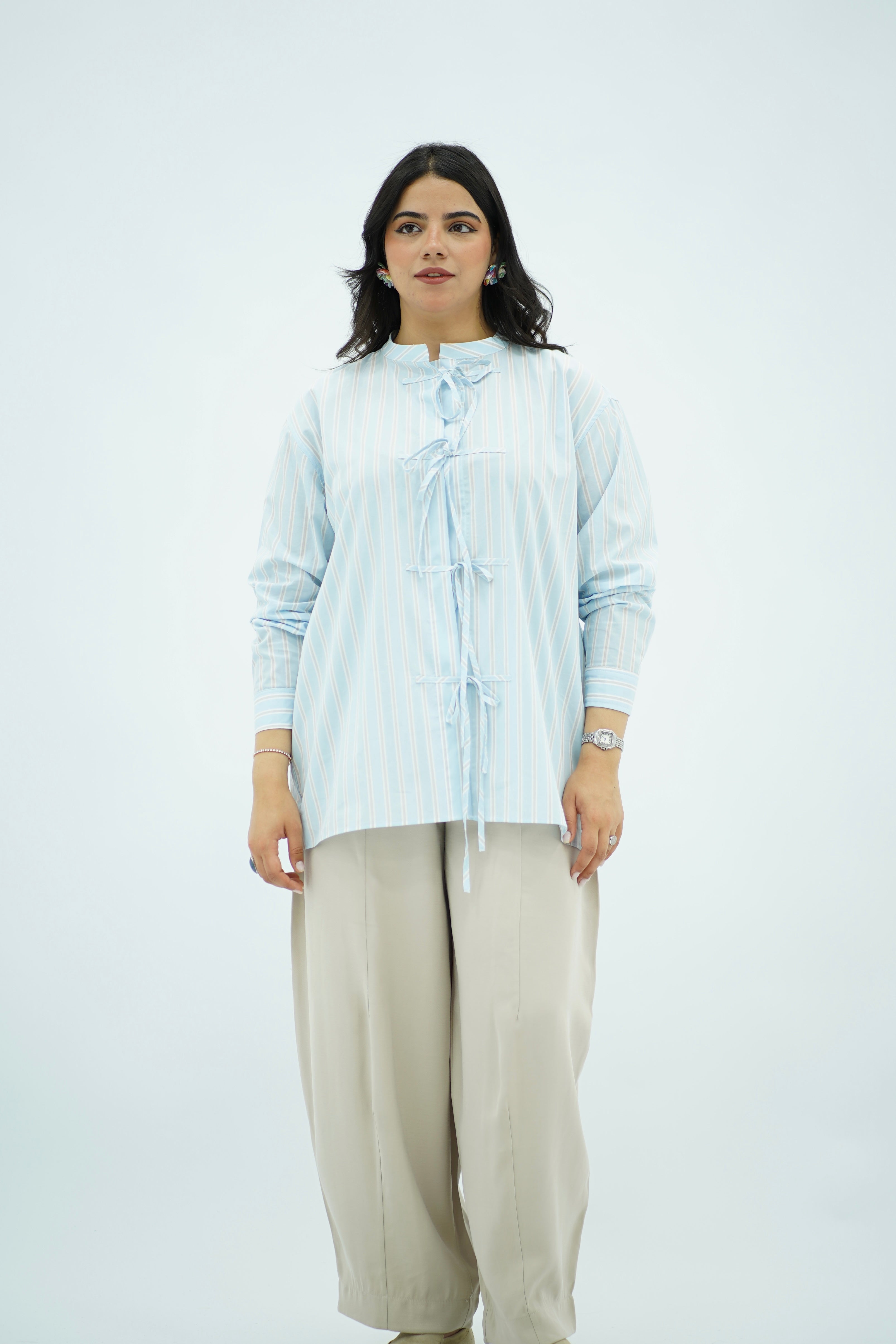 Chemise avec Détail Cordon