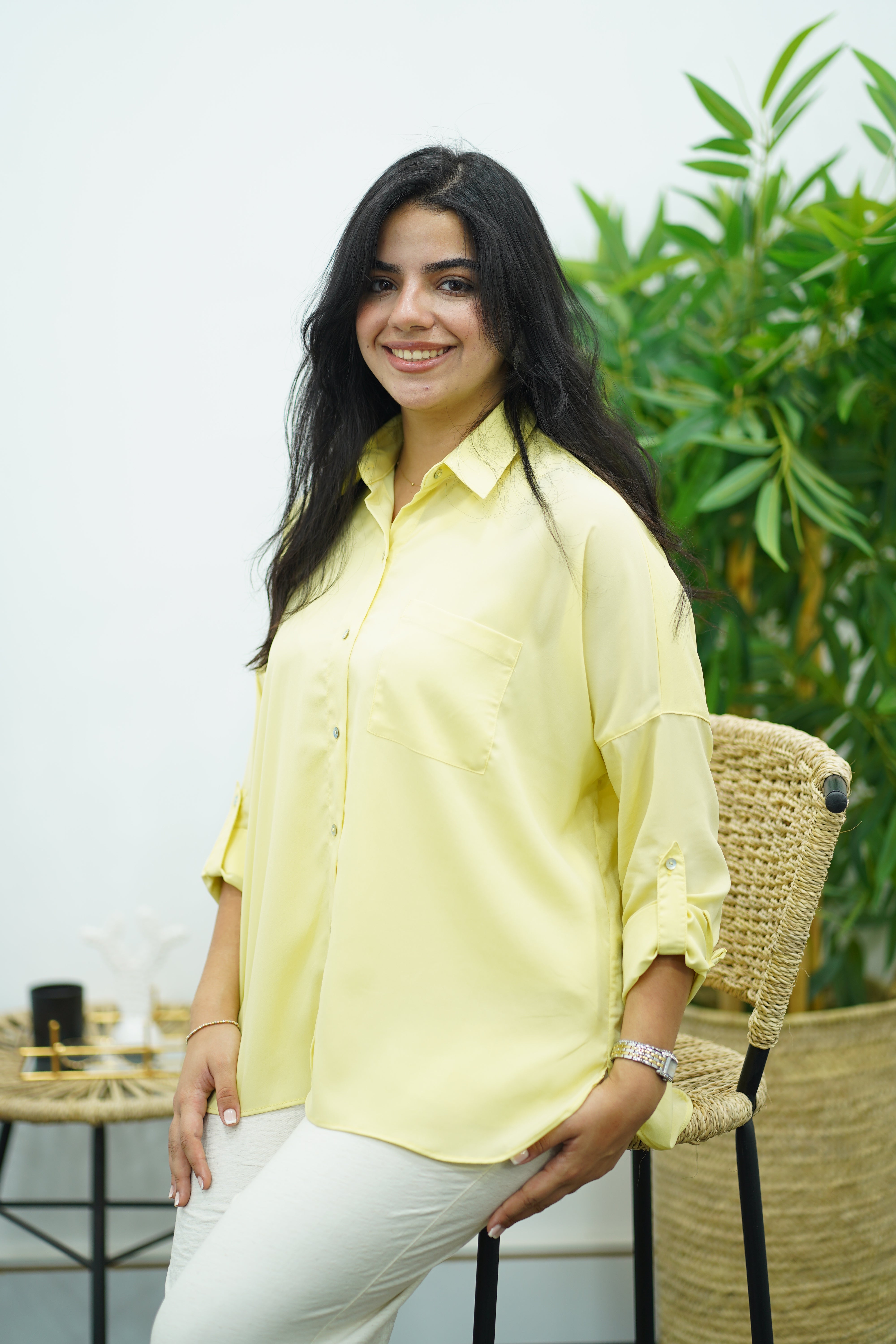Chemise Jaune Banane 💛