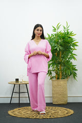 Ensemble Croisé - Rose