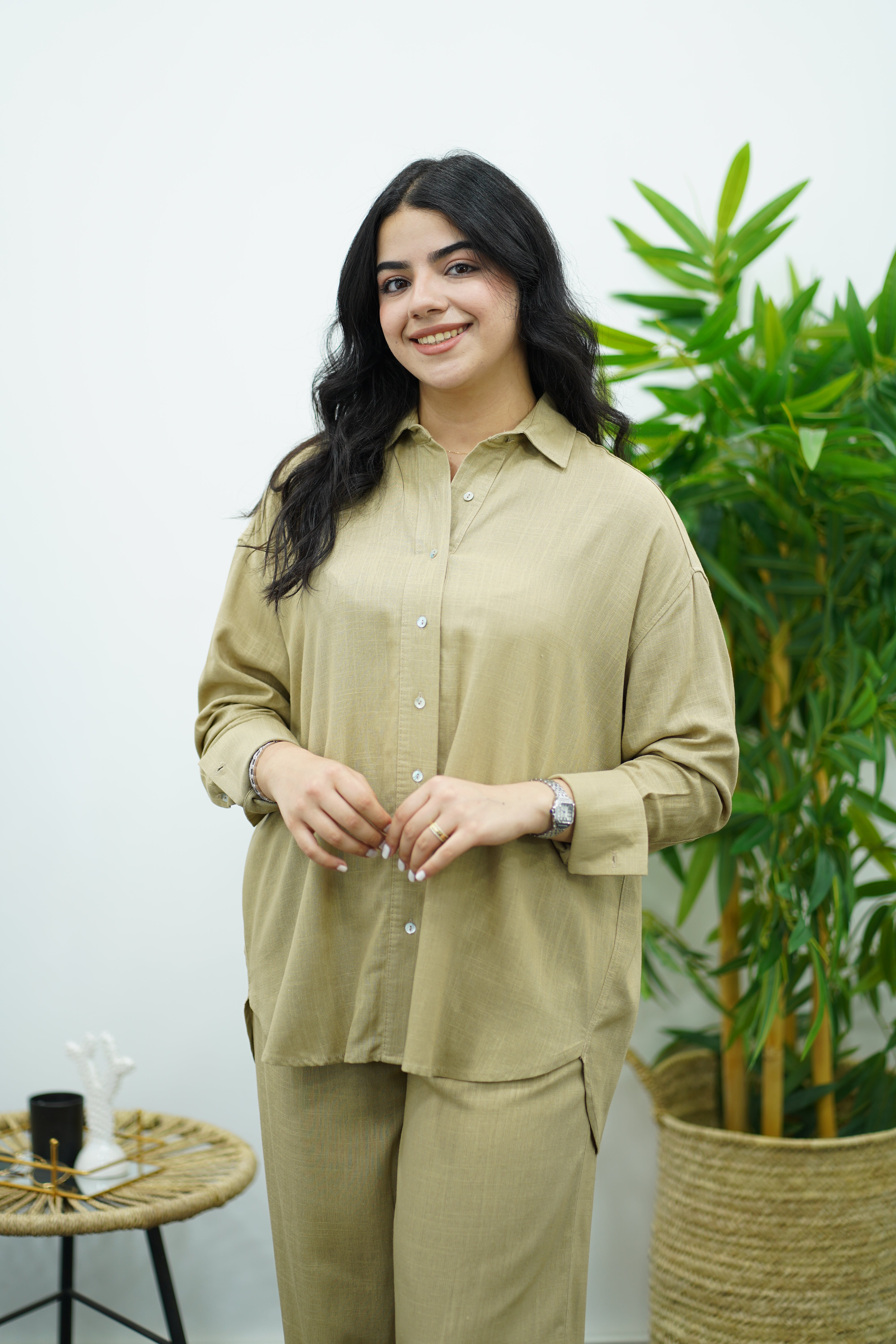 Ensemble en Lin - Chemise & Pantalon