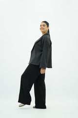 Veste courte oversize Gris