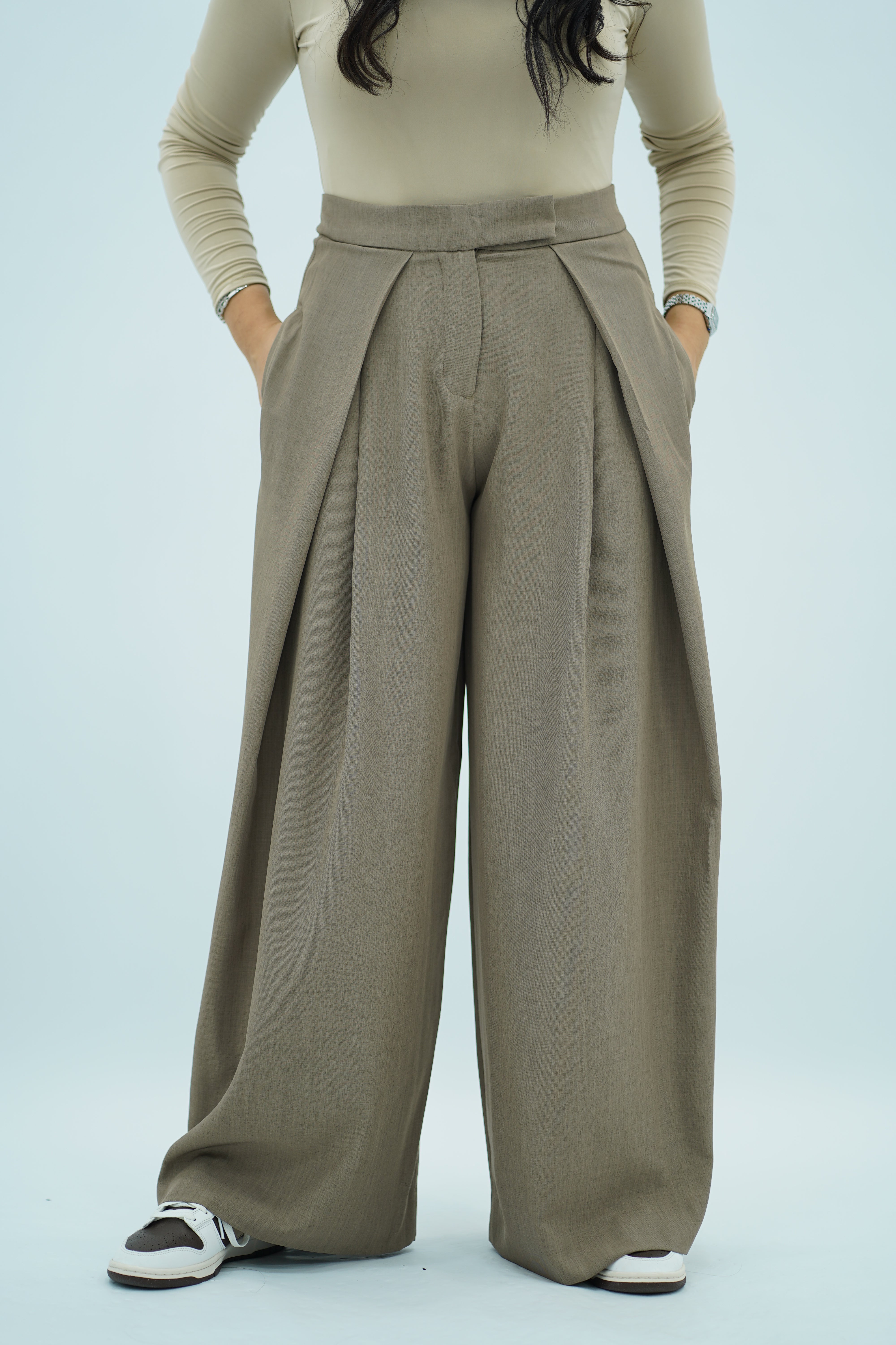 Pantalons Large a Pinces