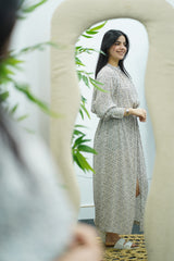 Robe langue avec ceinture