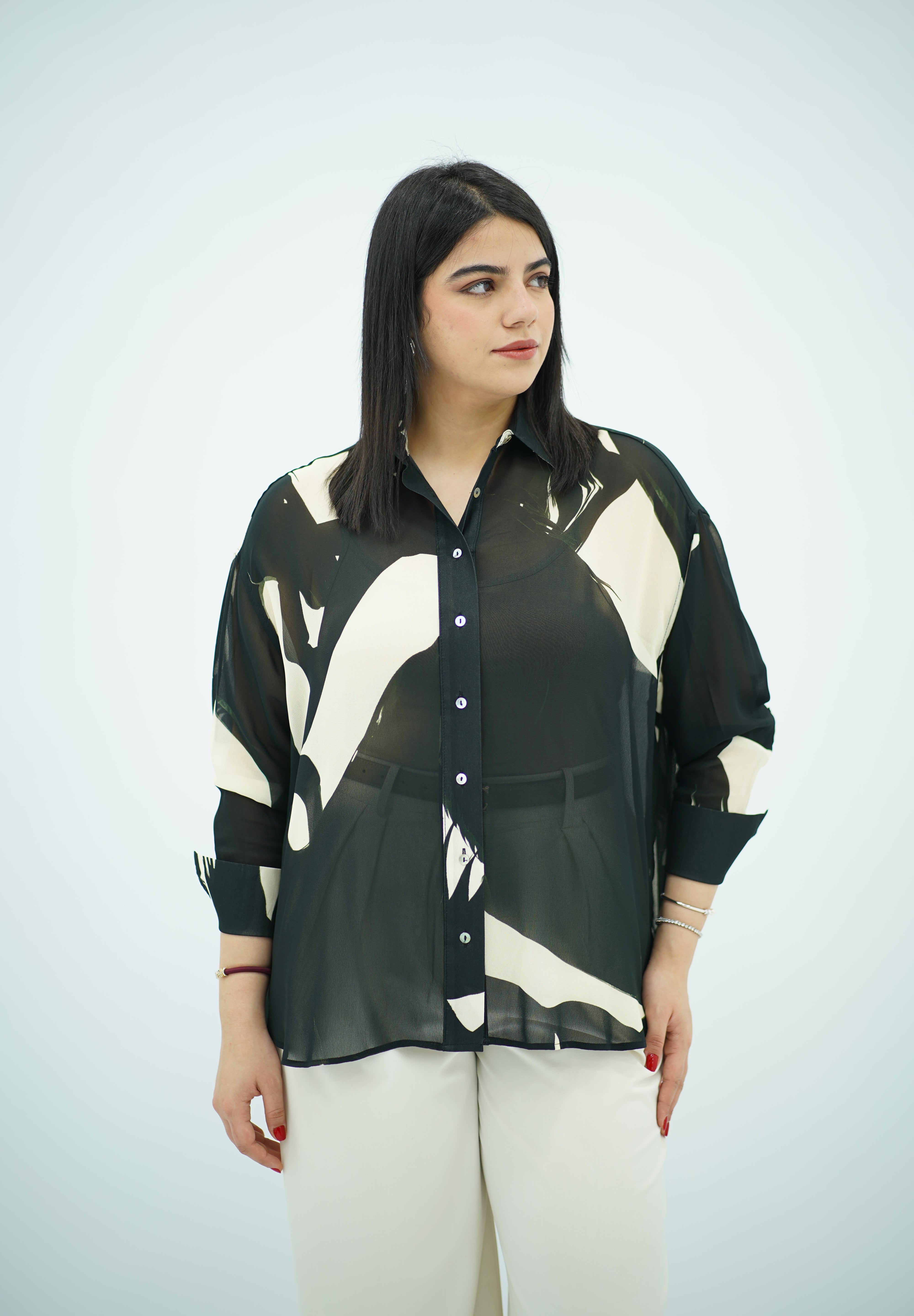 Chemise En mousseline imprimer