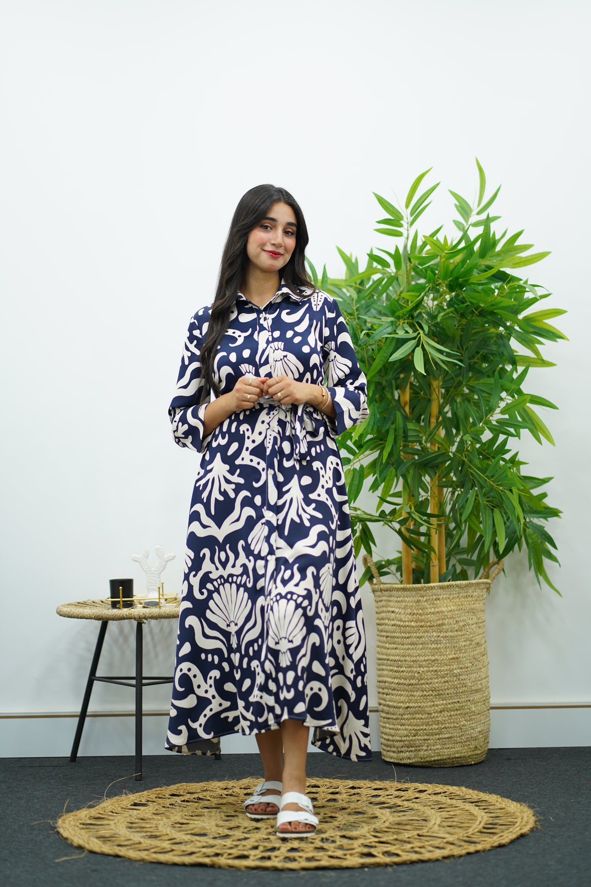 Robe fluide imprimé