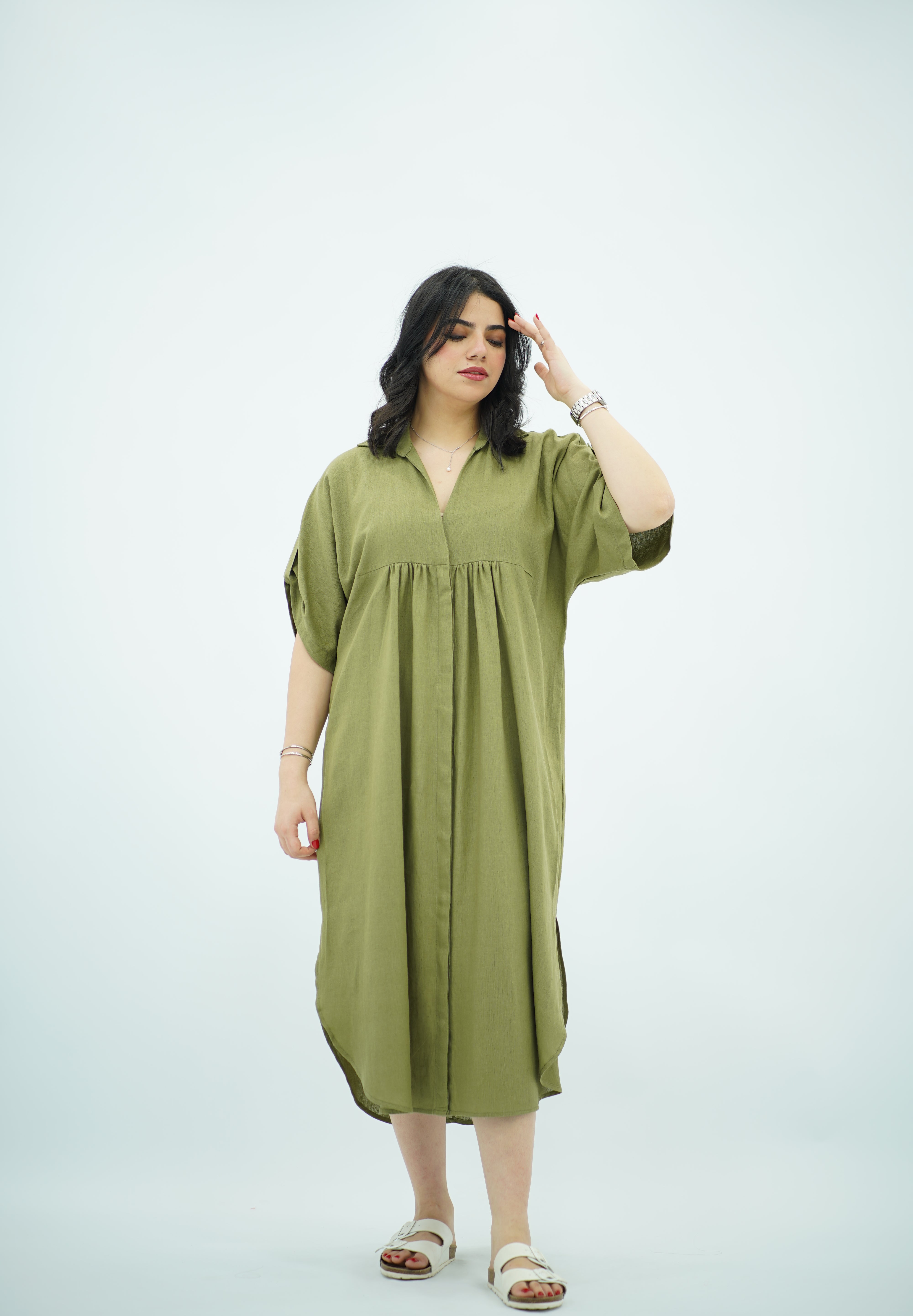 Robe Midi en Lin