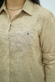 Chemise En satin imprimé
