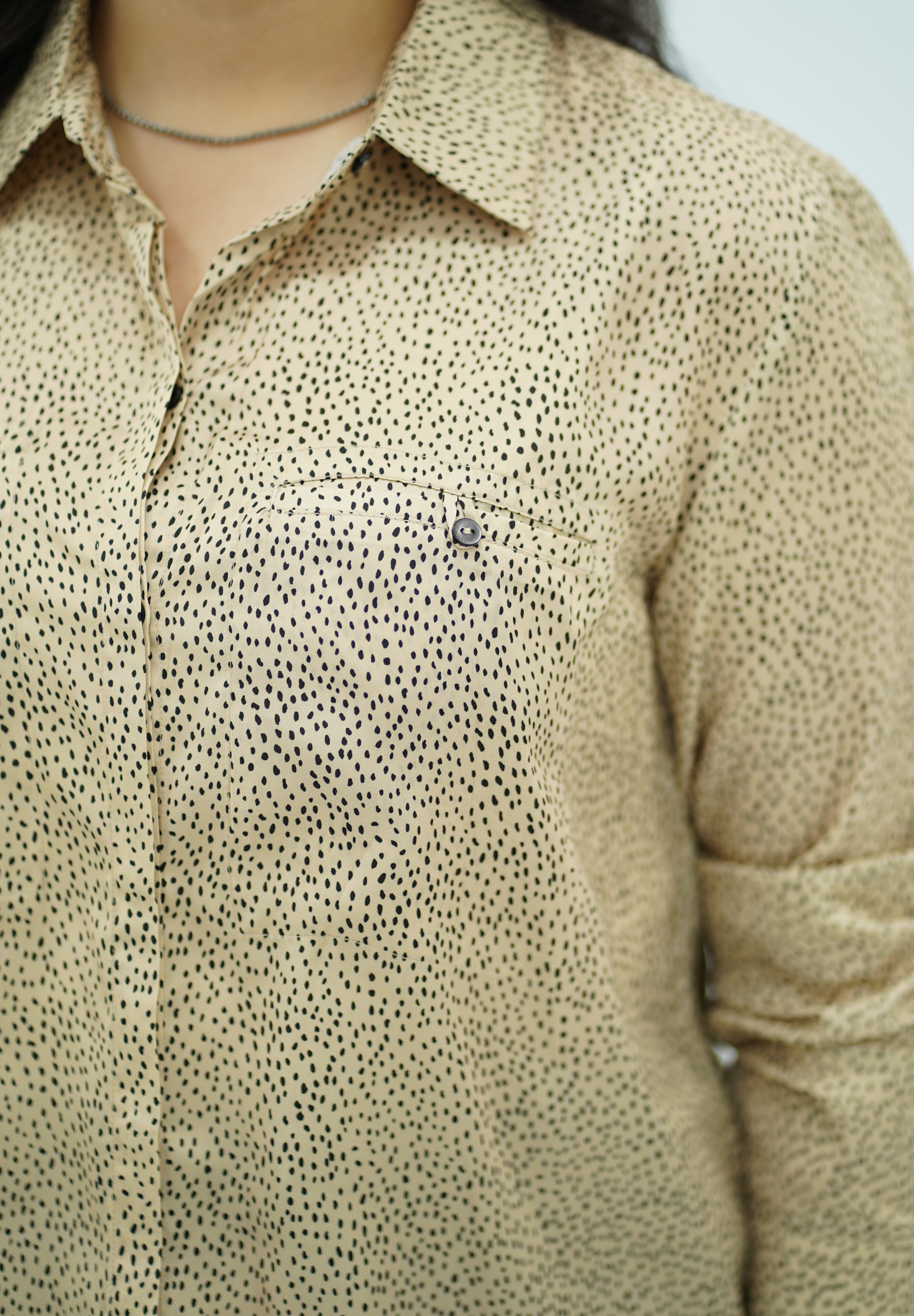 Chemise En satin imprimé