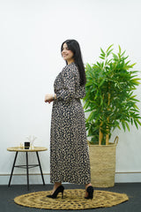 Robe langue imprimée