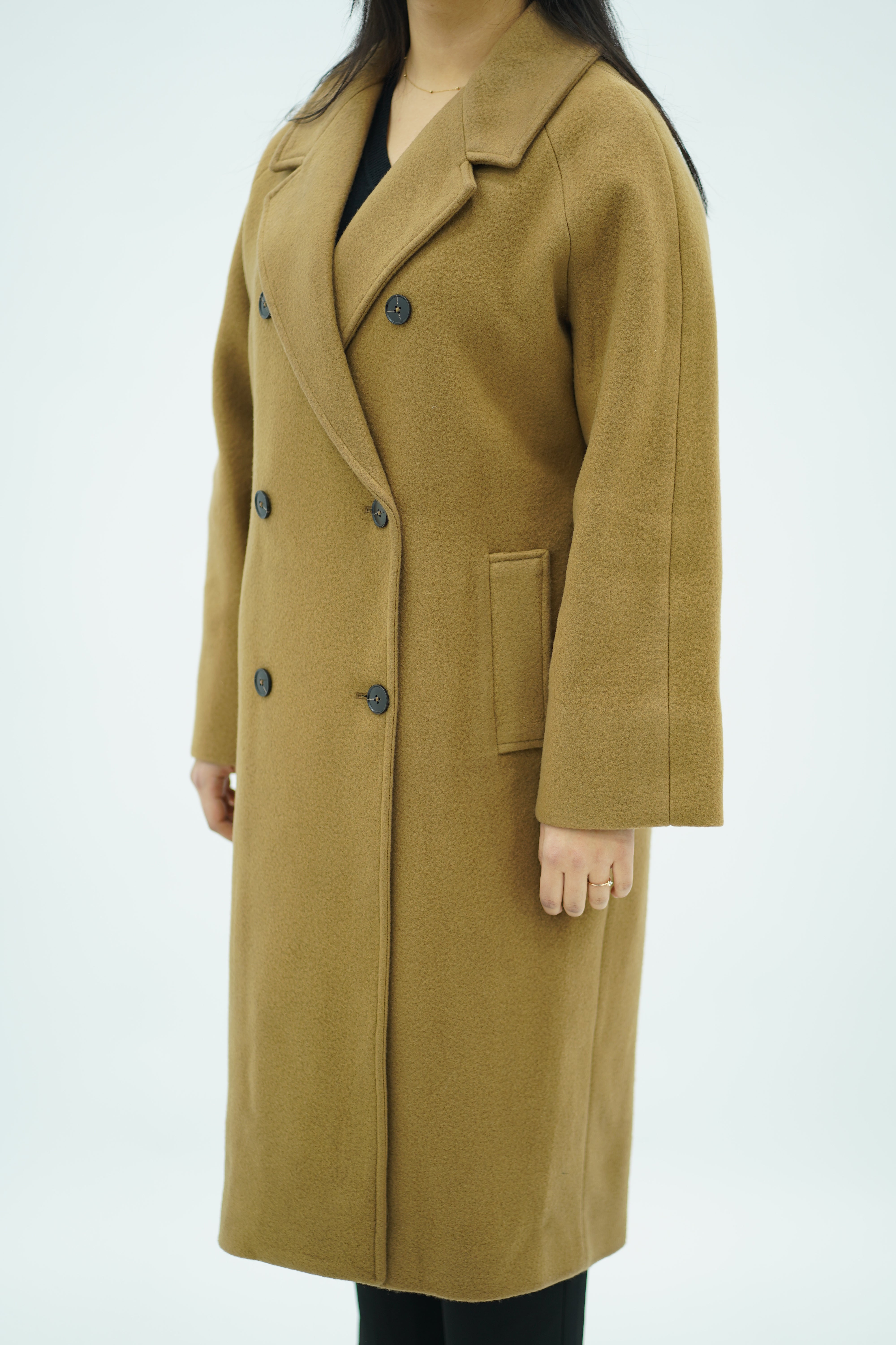 Manteau Camel oversize