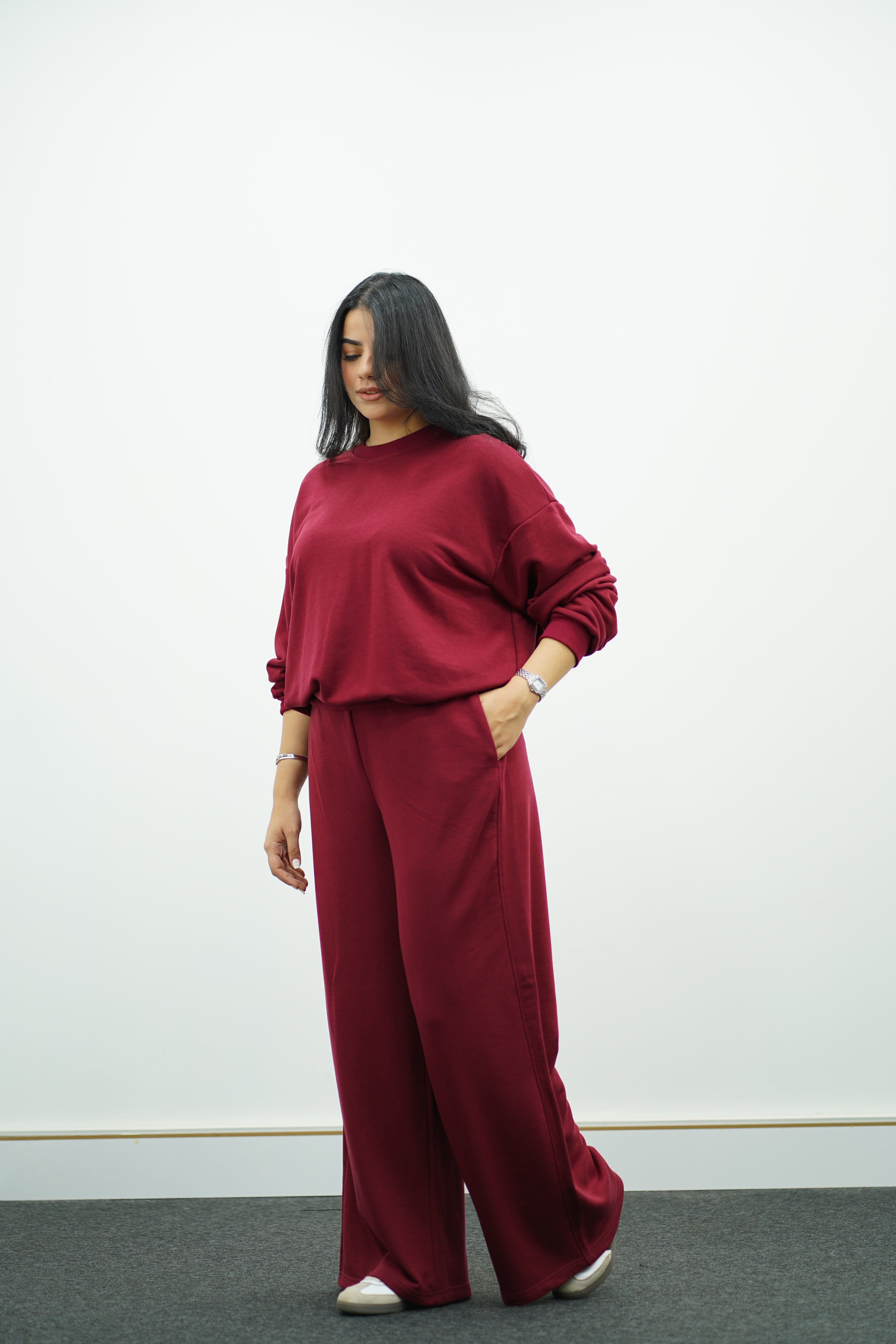 Chic Décontracté : Ensemble Molleton Over size & Pantalon Large