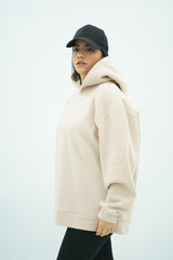 Capuche oversize en Beige clair