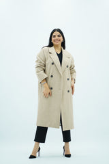 Manteau oversize double boutonnage