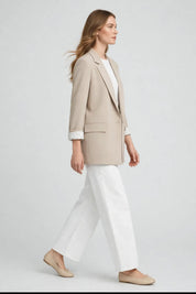 Blazer Oversize Beige Nude