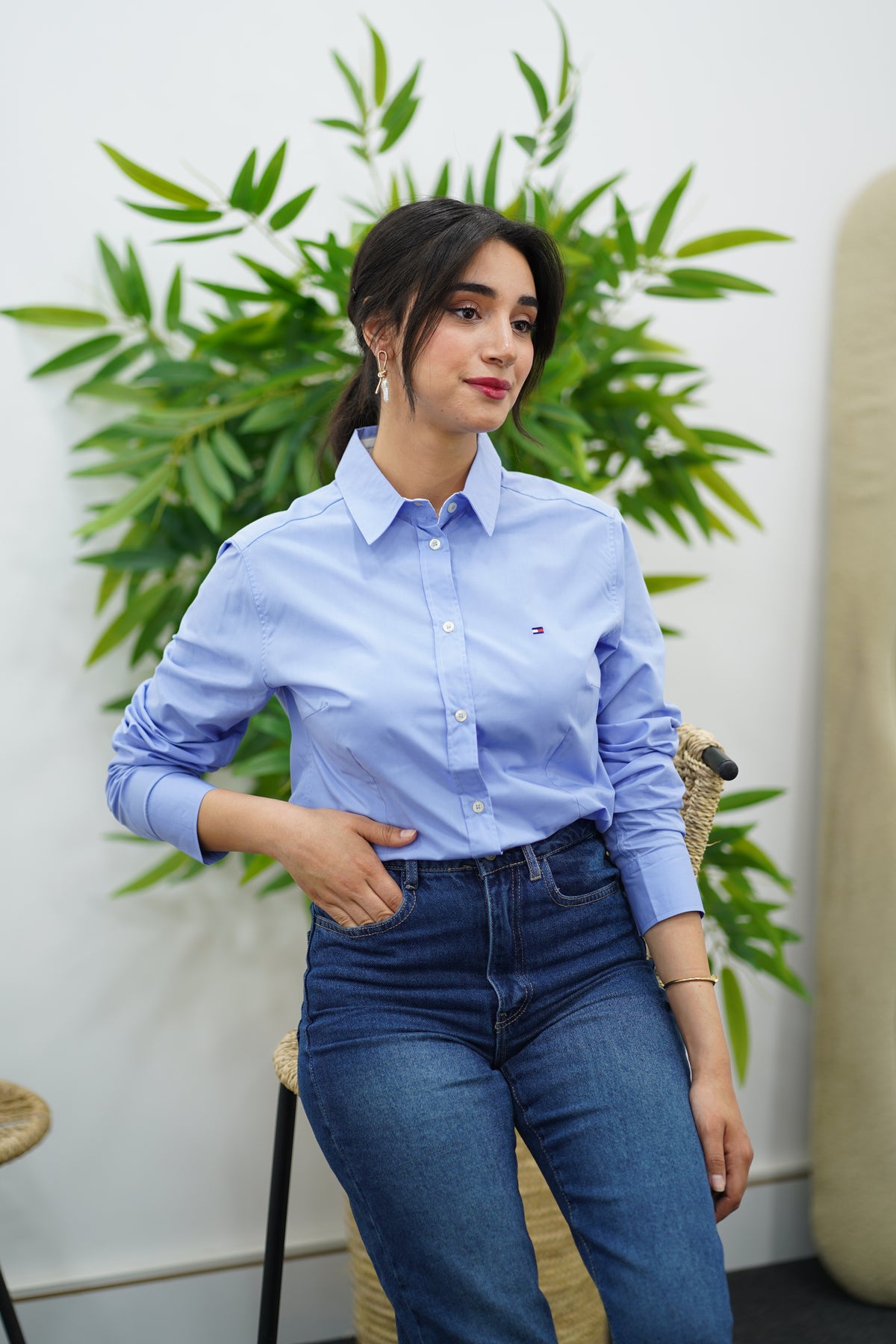 Chemise Slim-fit Bleu Ciel
