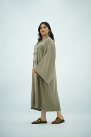 Gandoura en Tencel Vert Kaki