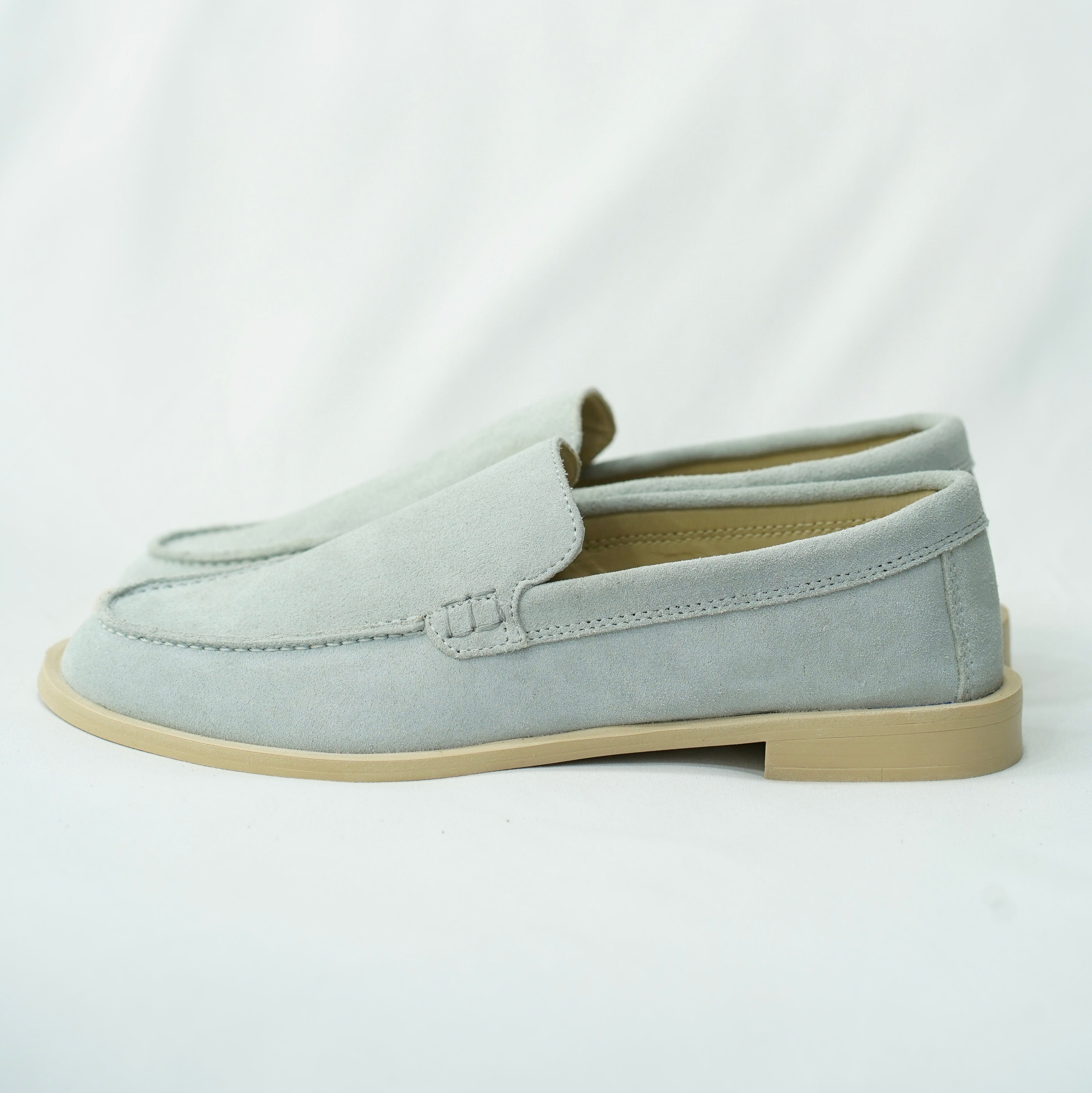 Mocassin en Daim- Gris