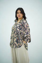 Chemise Ample à Imprimé Paisley