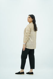 Chemise En satin imprimé