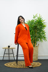 Ensemble Fluide Croisé - orange