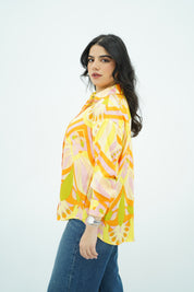Chemise En satin coloré