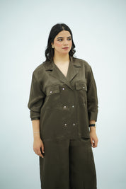 Ensemble fluide effet satiné